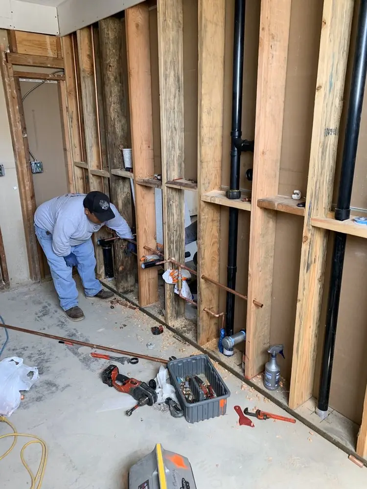 Commercial rough-in plumbing for Water Heater Replacement in Dearborn Heights